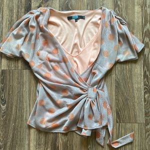 Shimmering anthropology top